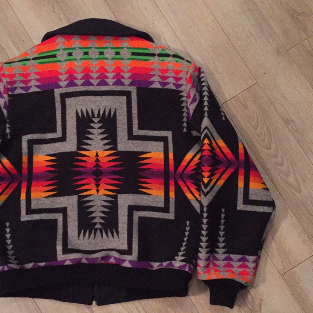 Pendleton Wool jacket Chief Joseph vintage sz Lg - Picture 9 of 10